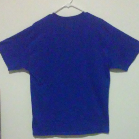 Blue Hanes T Shirt New Hope L 100 Cotton - Picture 2 of 5
